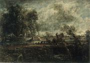 A Study for The Leaping Horse John Constable